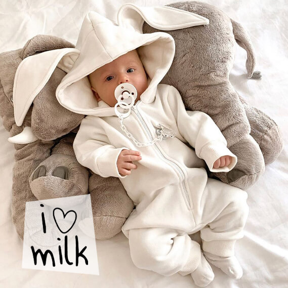 Detské a dojčenské body, overaly, mikiny, čiapky od I Love Milk