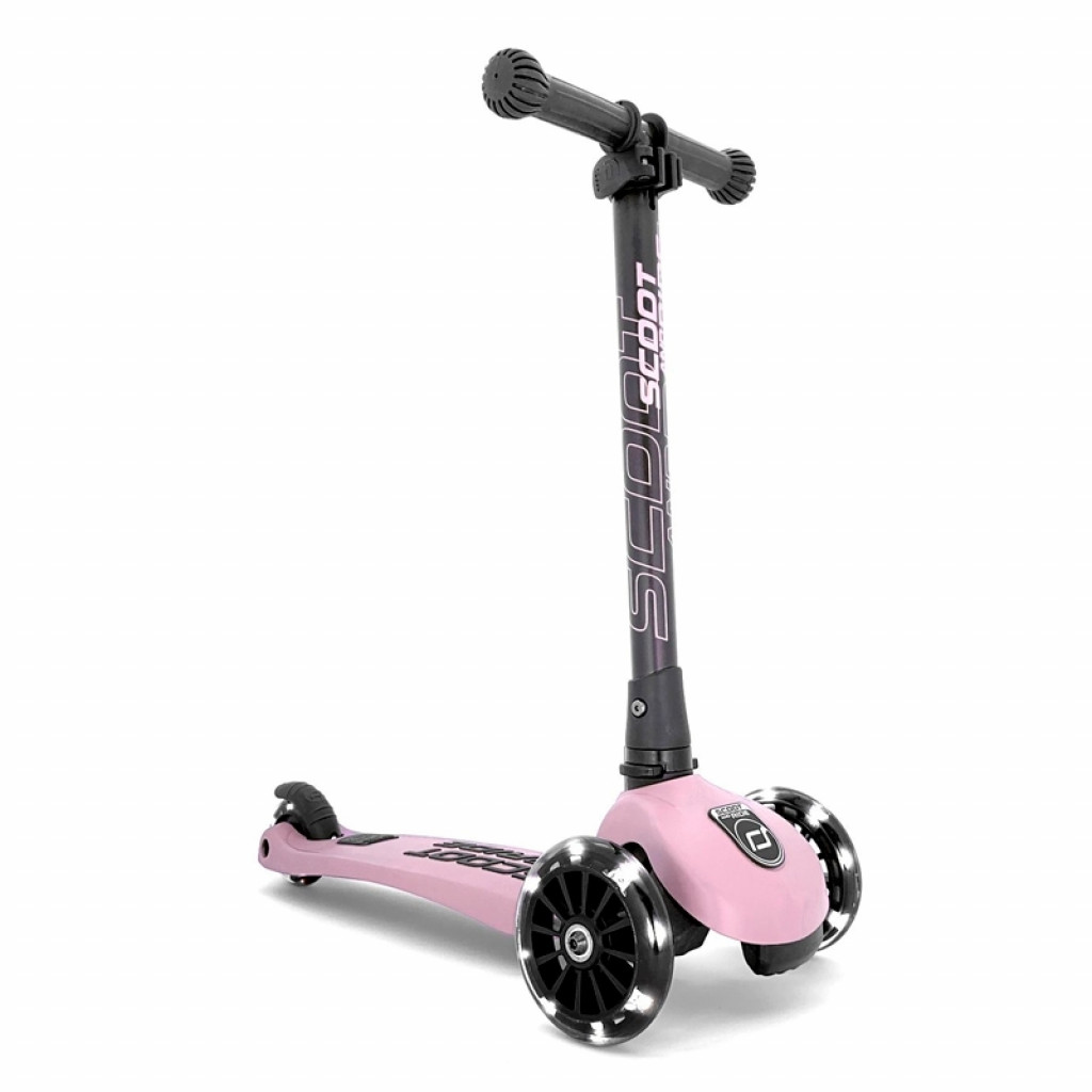 Scoot&Ride Detská kolobežka Highwaykick 3 LED rose - Poškodený tovar