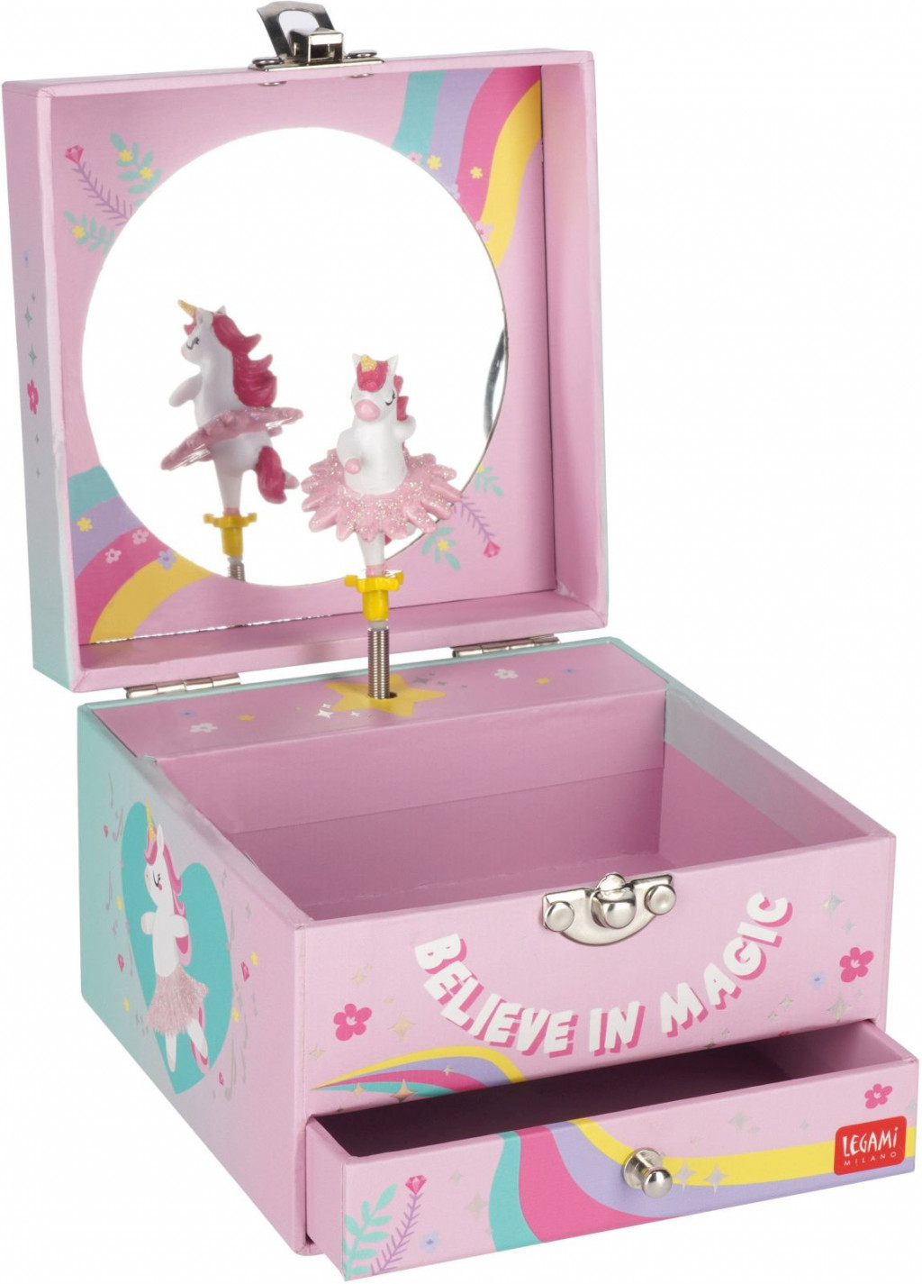 Legami Hracia šperkovnica Legami Musical Jewellery Box - Unicorn - Poškodená krabička
