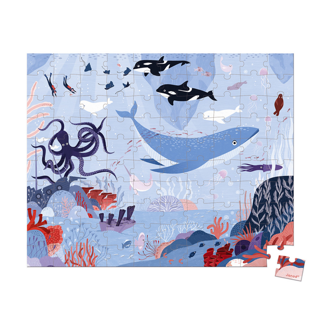 Janod Puzzle Ľadový oceán 100 ks - Poškodené