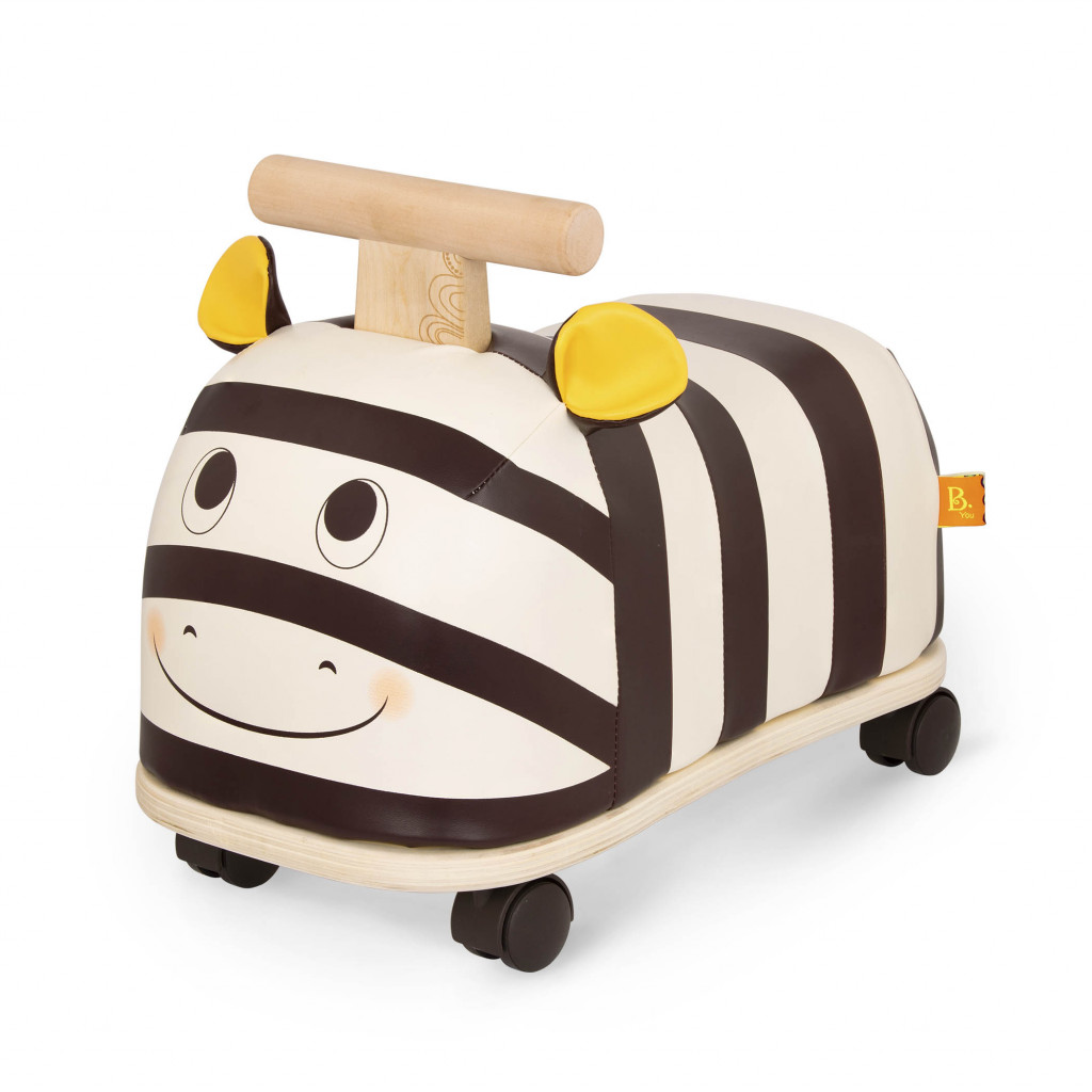 B-Toys Odrážadlo drevené Zebra