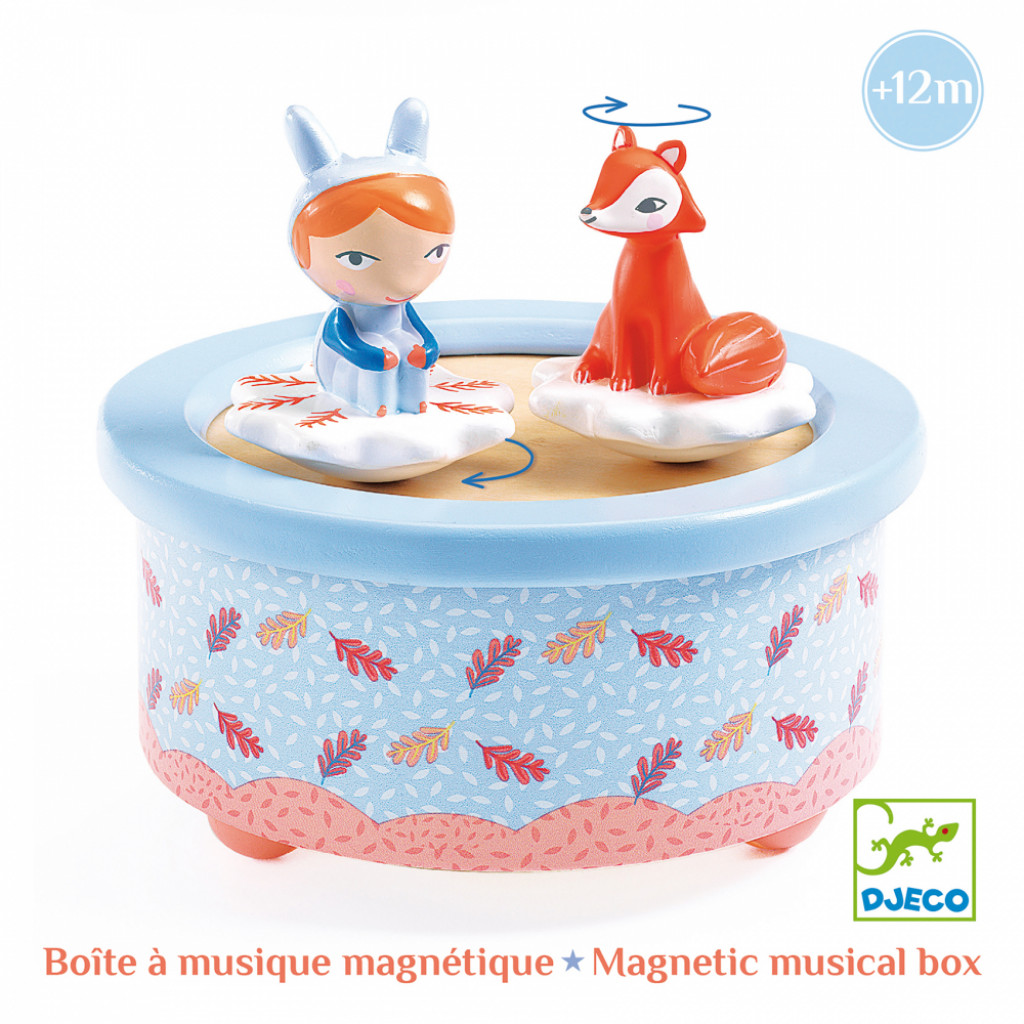 DJECO Chlapec a líška: magnetická hracia skrinka