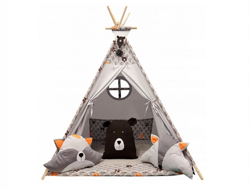 Elis design Teepee stan Lesné zvieratká