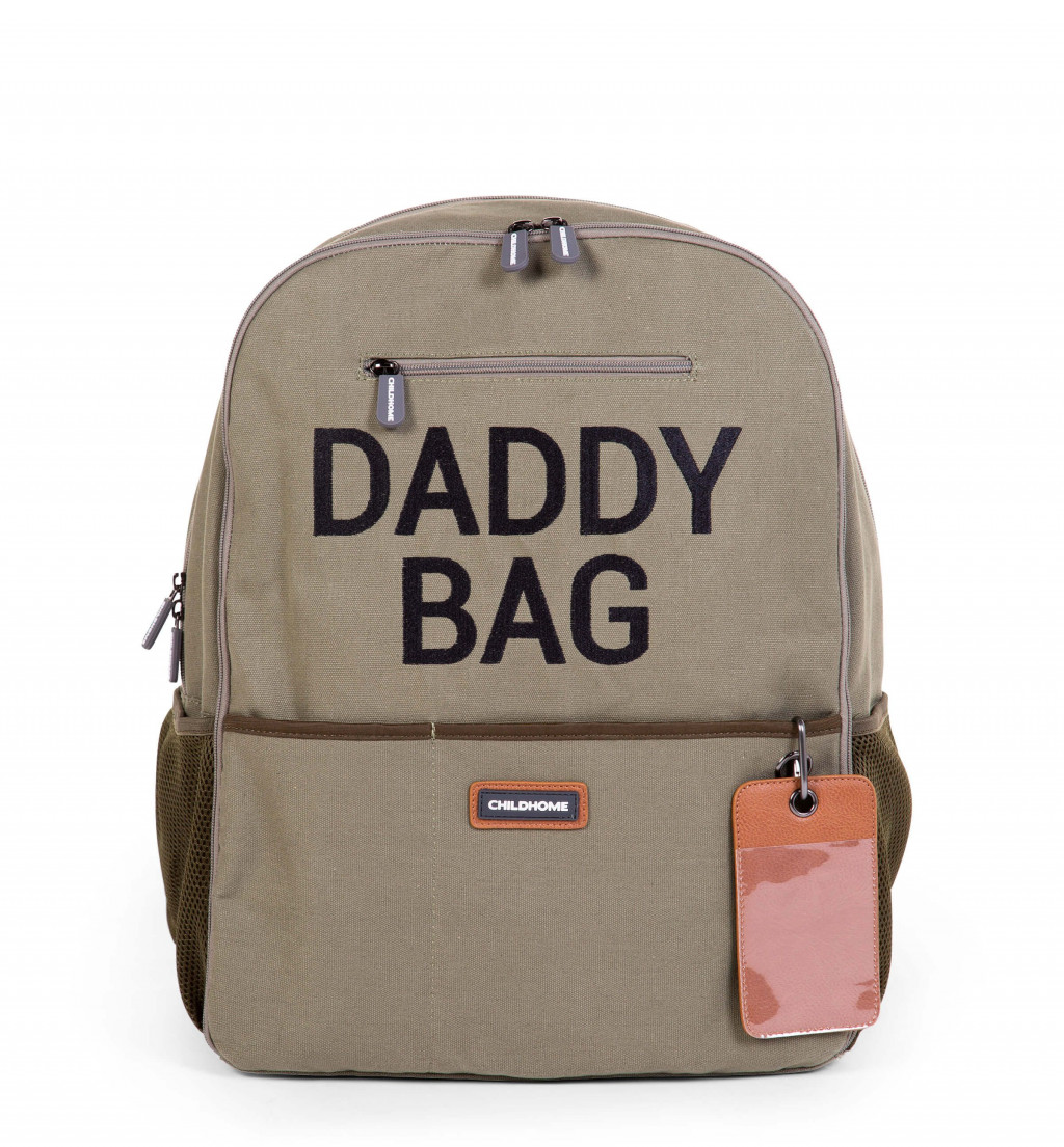 Childhome Prebaľovací batoh Daddy Bag Canvas Khaki