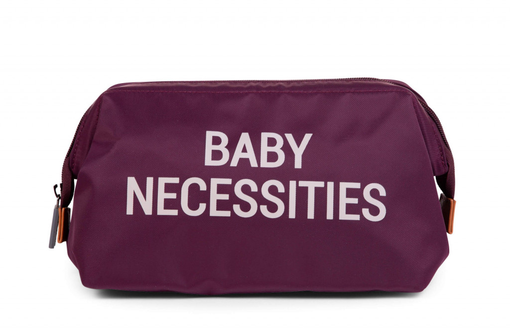 Childhome Toaletná taška Baby Necessities Aubergine