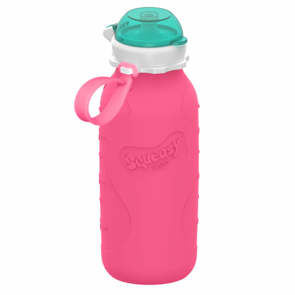 Squeasy Gear Squeasy Gear silikónová fľaša 480ml (ružová)