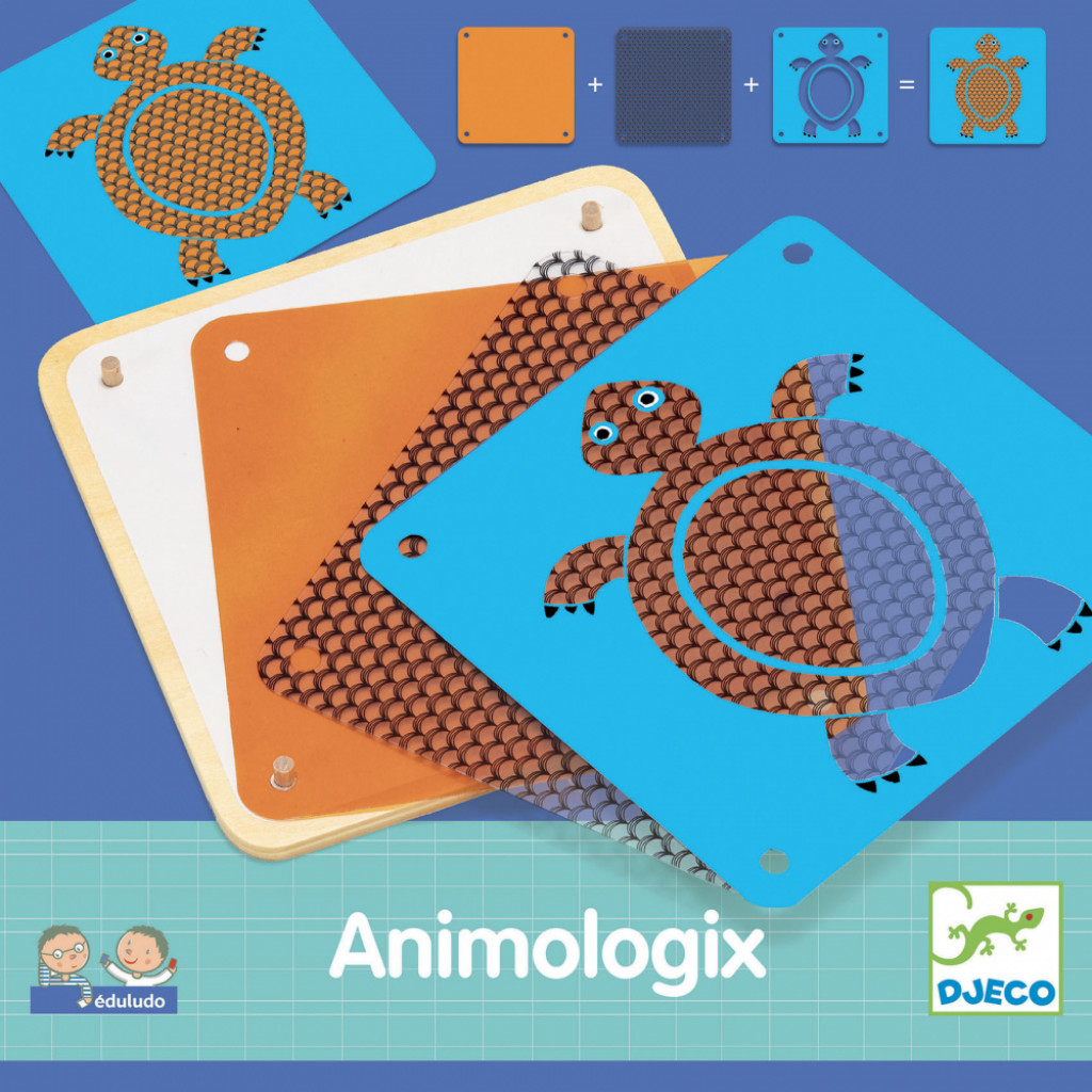 DJECO Eduludo: Animologix - skladanie obrázkov