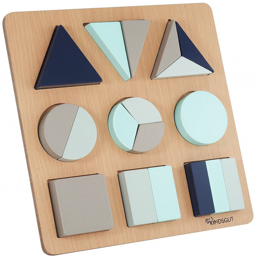 KINDSGUT Drevené puzzle 