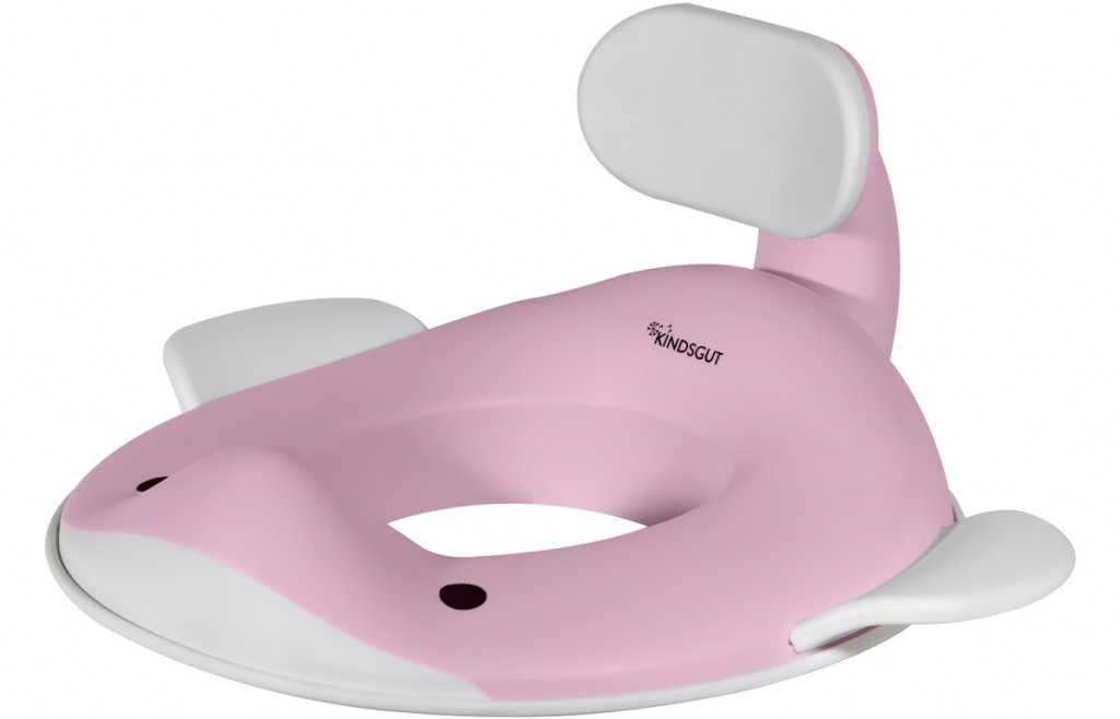 KINDSGUT Sedátko na WC Veľryba svetlo-ružová