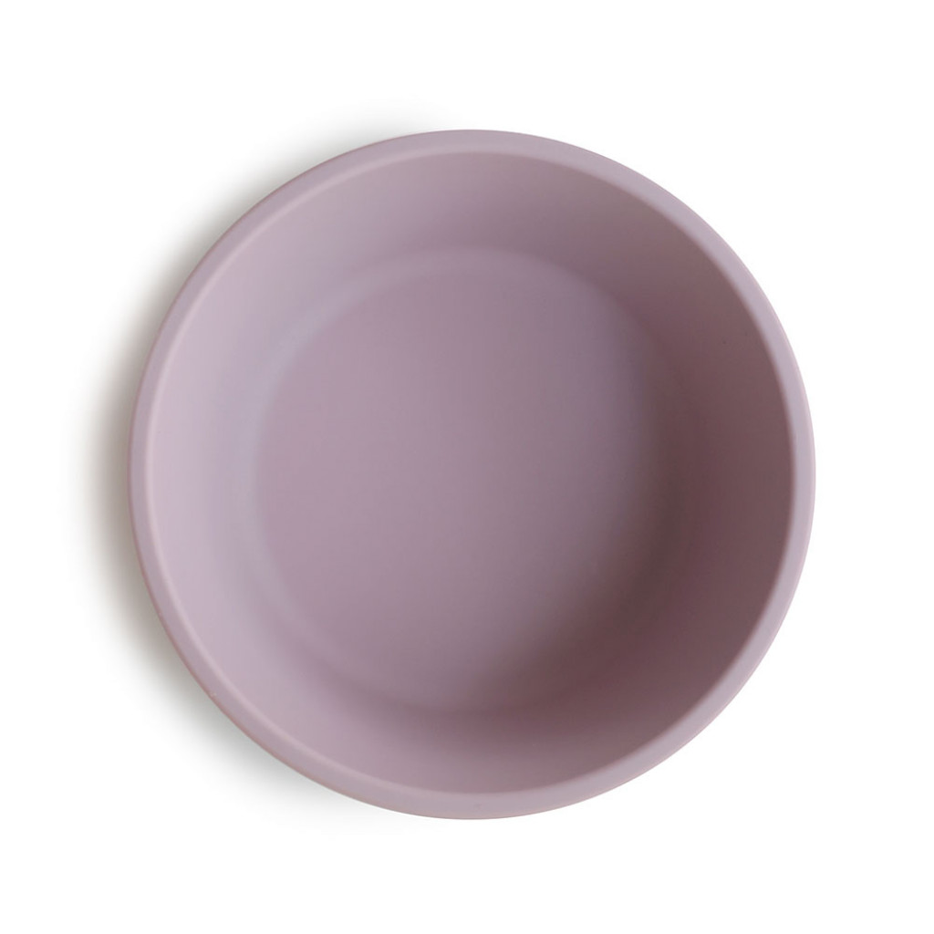 Mushie silikónová miska s prísavkou (Soft Lilac)