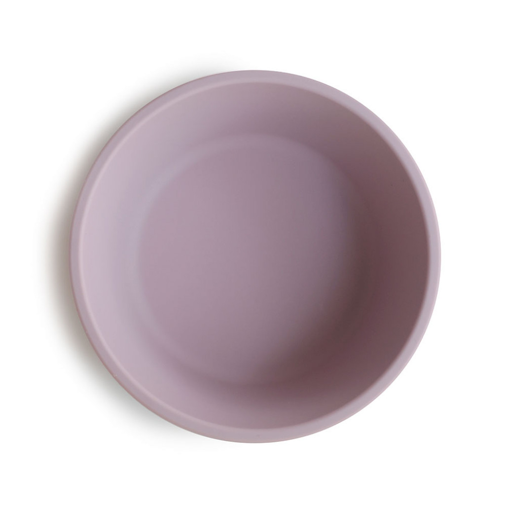 Mushie Silikónová miska s prísavkou mushie - soft lilac
