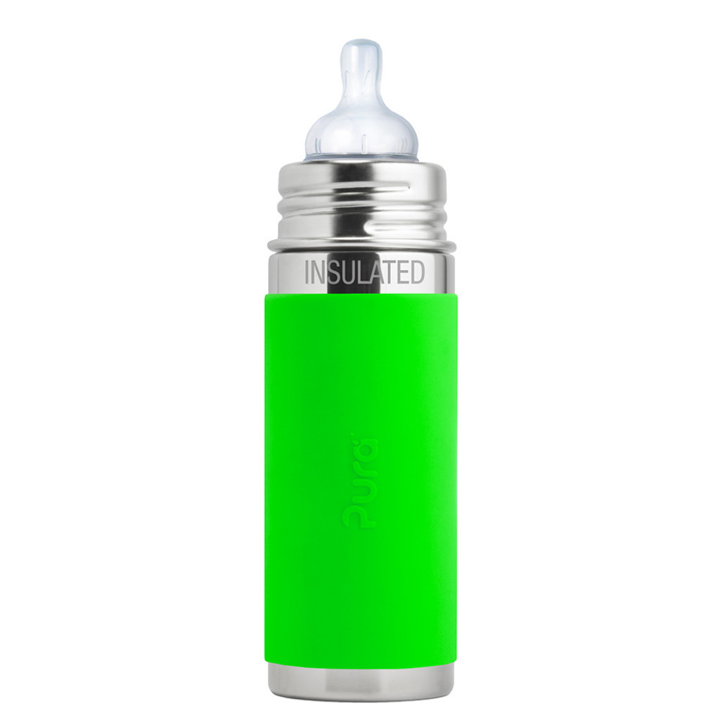 Pura Dojčenská TERMO fľaša 260ml (zelená)
