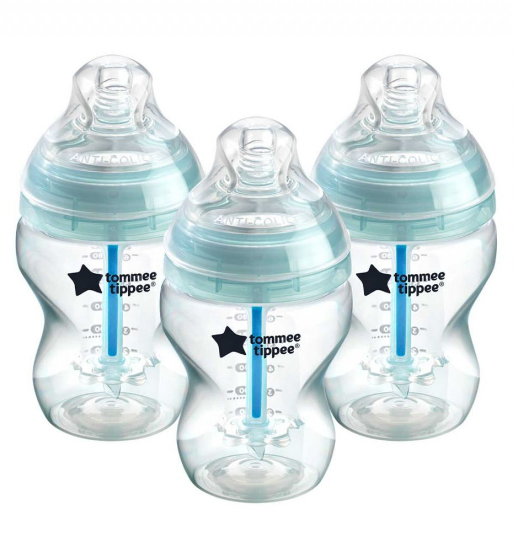 Tommee Tippee Set dojčenských fliaš advanced ANTI-COLIC, 260 ml, 3ks