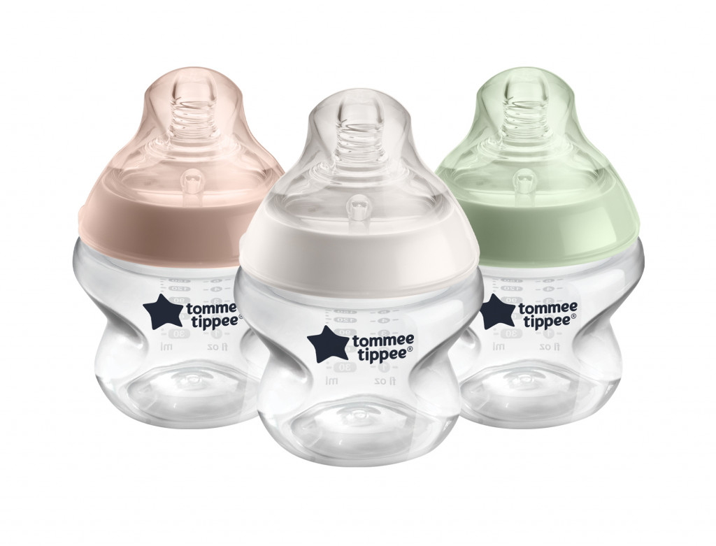 Tommee Tippee Set dojčenských fliaš, 150 ml, rôzne farby, 3ks