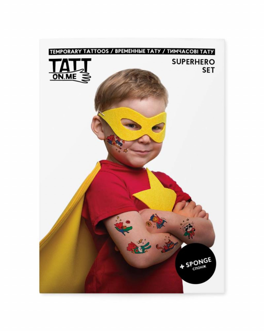 TATTonMe TATTonMe Tetovačky pre deti Super hrdinovia sada