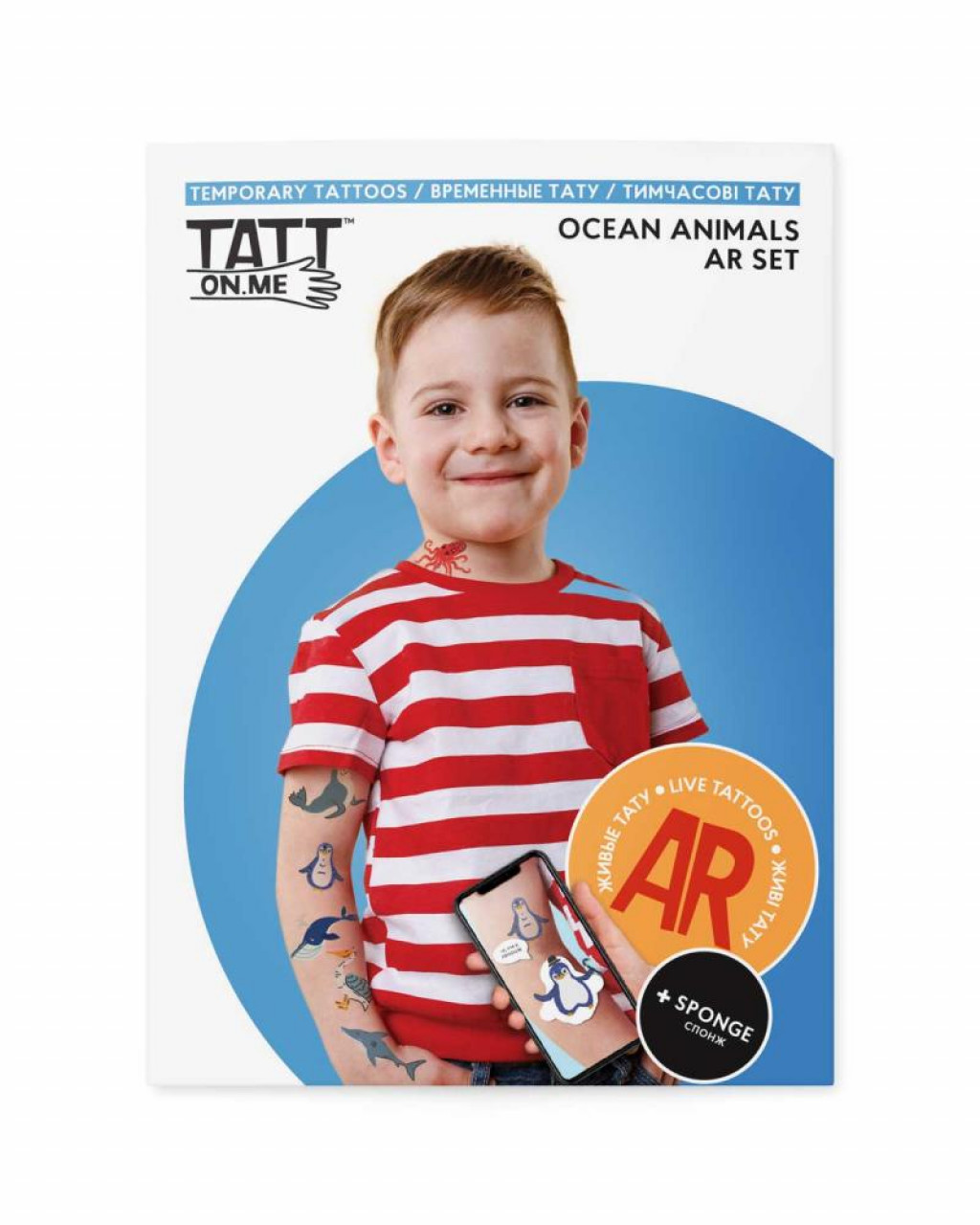 TATTonMe TATTonMe Živé tetovačky pre deti Morské zvieratá