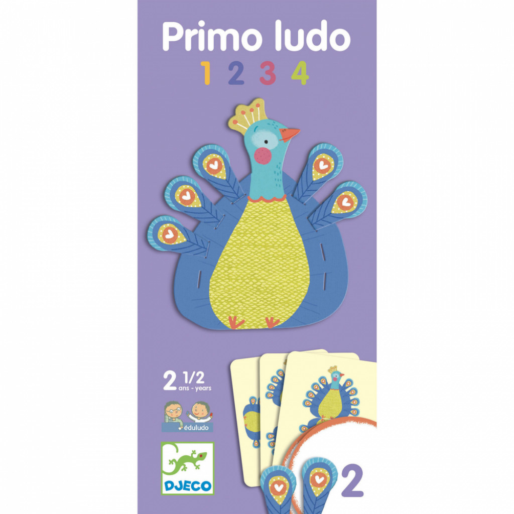 DJECO Eduludo: Primo Ludo Čísla- počítanie do 3