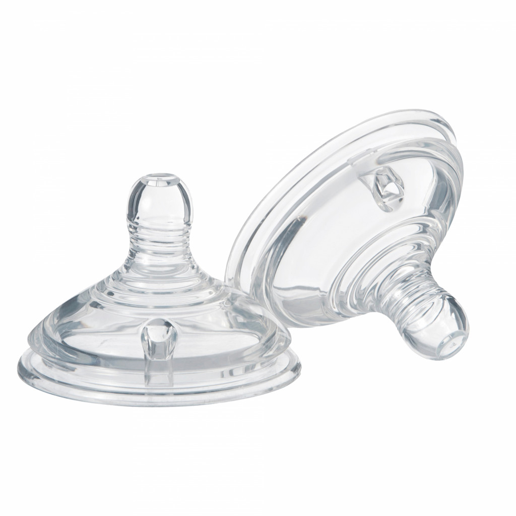 Tommee Tippee ANTI-COLIC, pomalý prietok, 0m+ náhradný cumlík, 2 ks