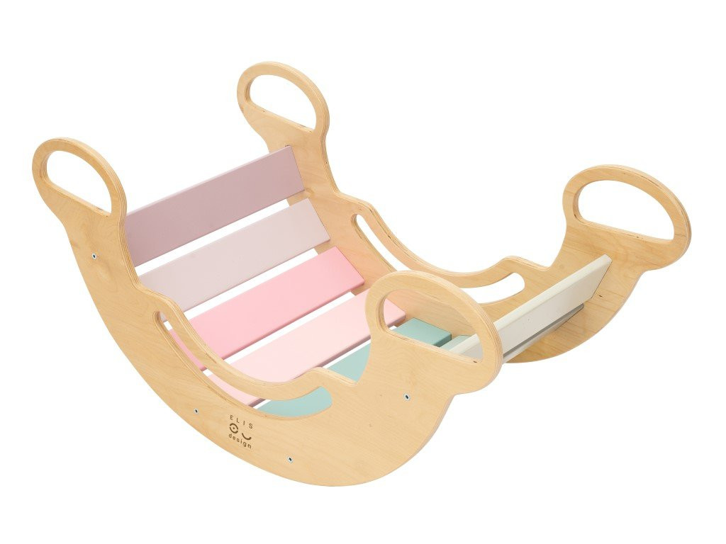 Elis design Montessori hojdačka 6in1 smile pastel