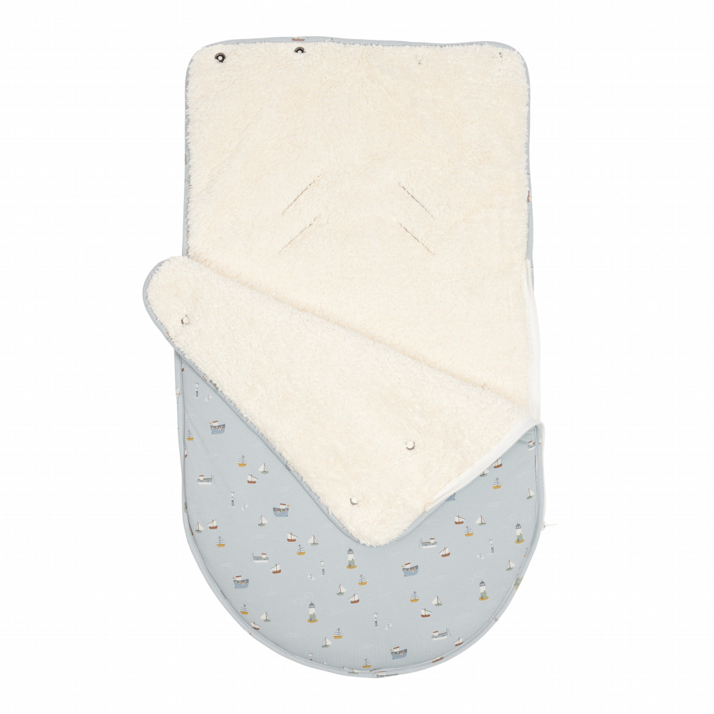 Little Dutch Fusak do autosedačky Námornícky záliv Blue