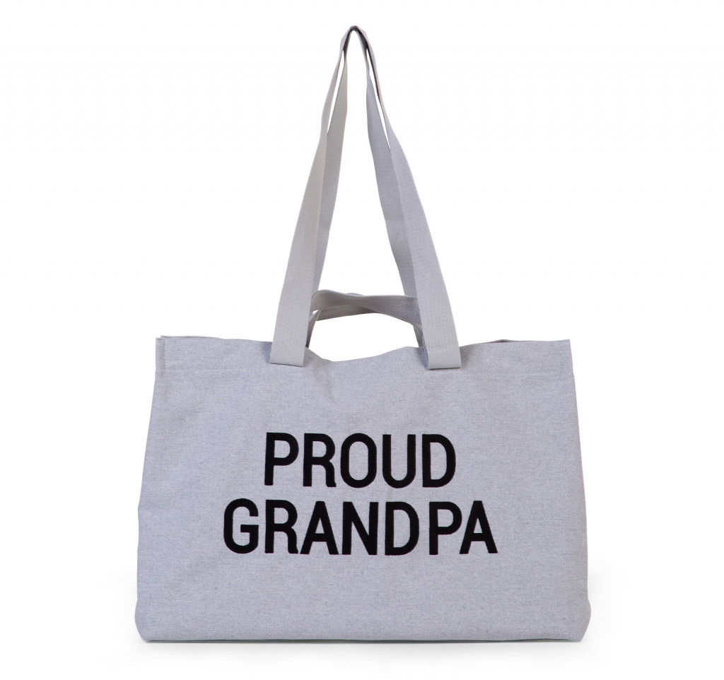 Childhome Cestovná taška Grandpa Canvas Grey