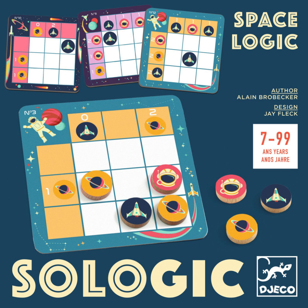 DJECO SOLOGIC: Kozmologik (Space Logic) - hlavolam na princípe sudoku