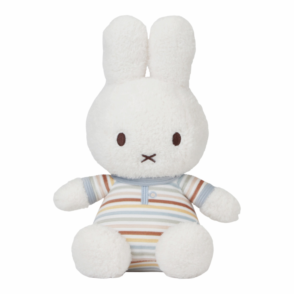 Little Dutch Králiček Miffy plyšový Vintage Prúžky 25 cm