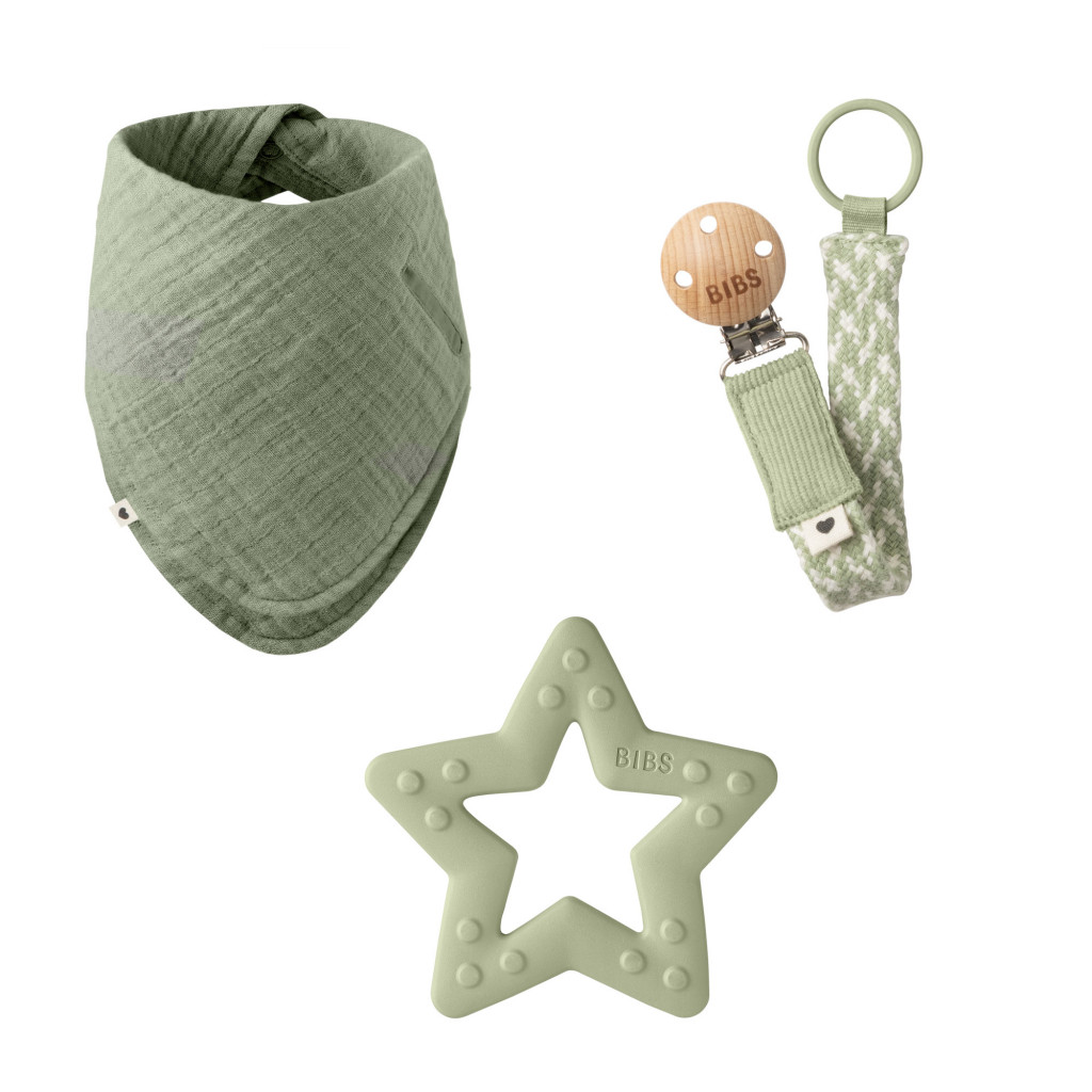 BIBS Darčekový set malý (Sage)