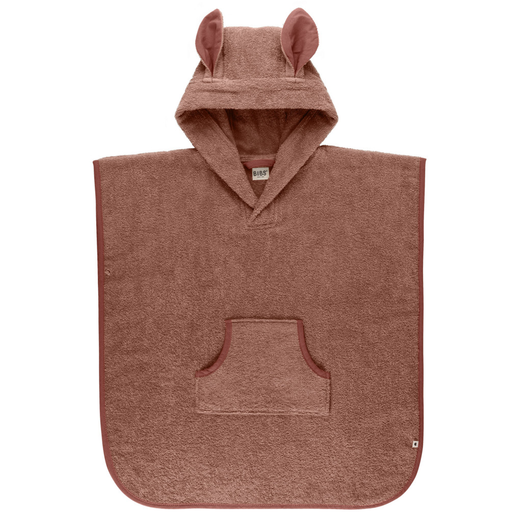 BIBS Kangaroo froté pončo z BIO bavlny (Woodchuck)