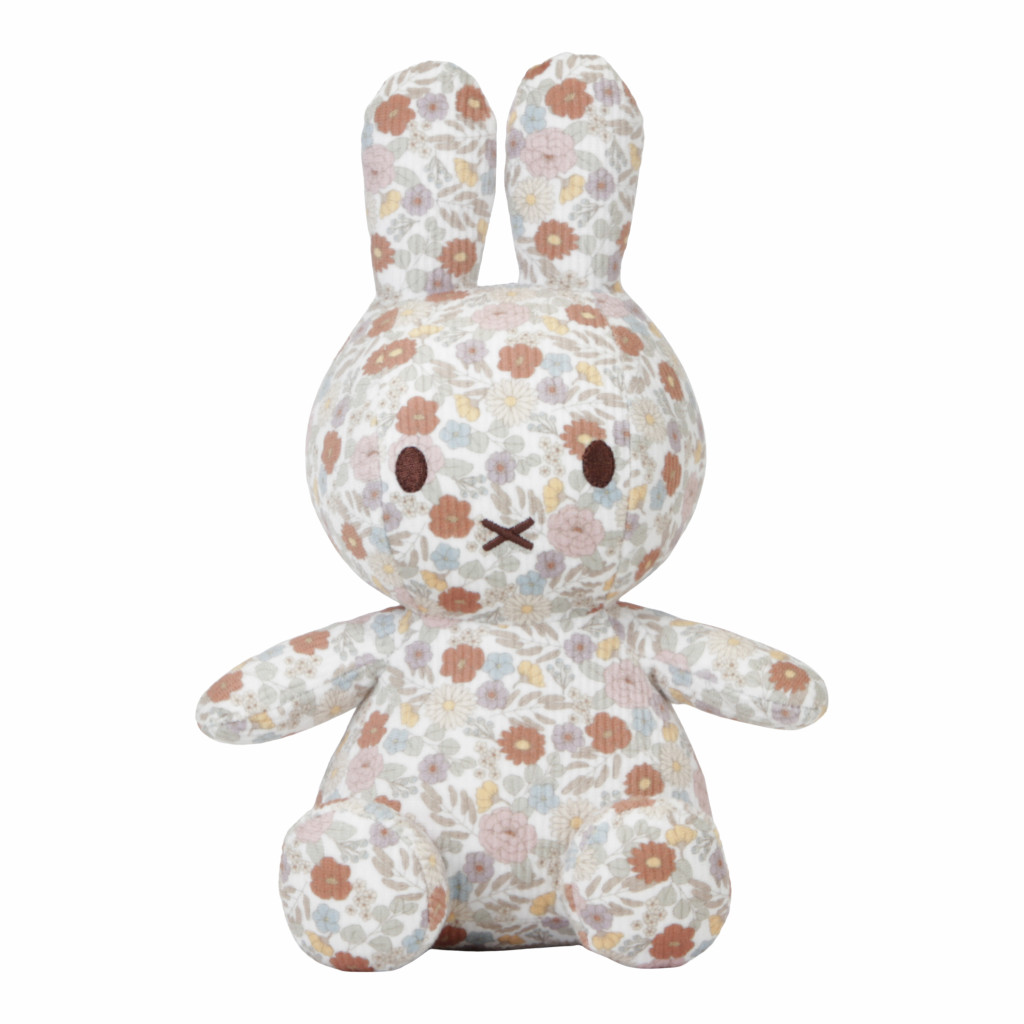 Little Dutch Králiček Miffy textilný Vintage Kvety 25 cm