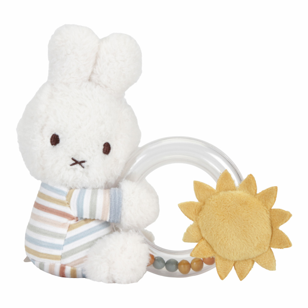 Little Dutch Hrkálka s korálkami králiček Miffy Vintage Prúžky