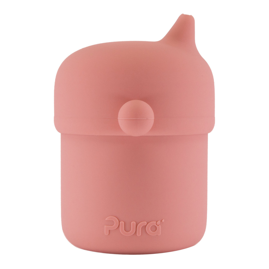 Pura MyMy silikónový pohárik s náustkom (Rose)