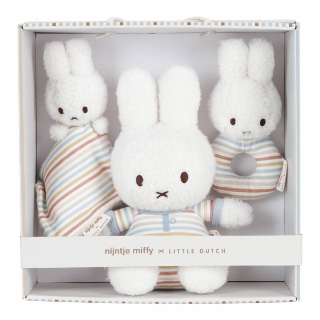 Little Dutch Darčeková sada králiček Miffy Vintage Prúžky