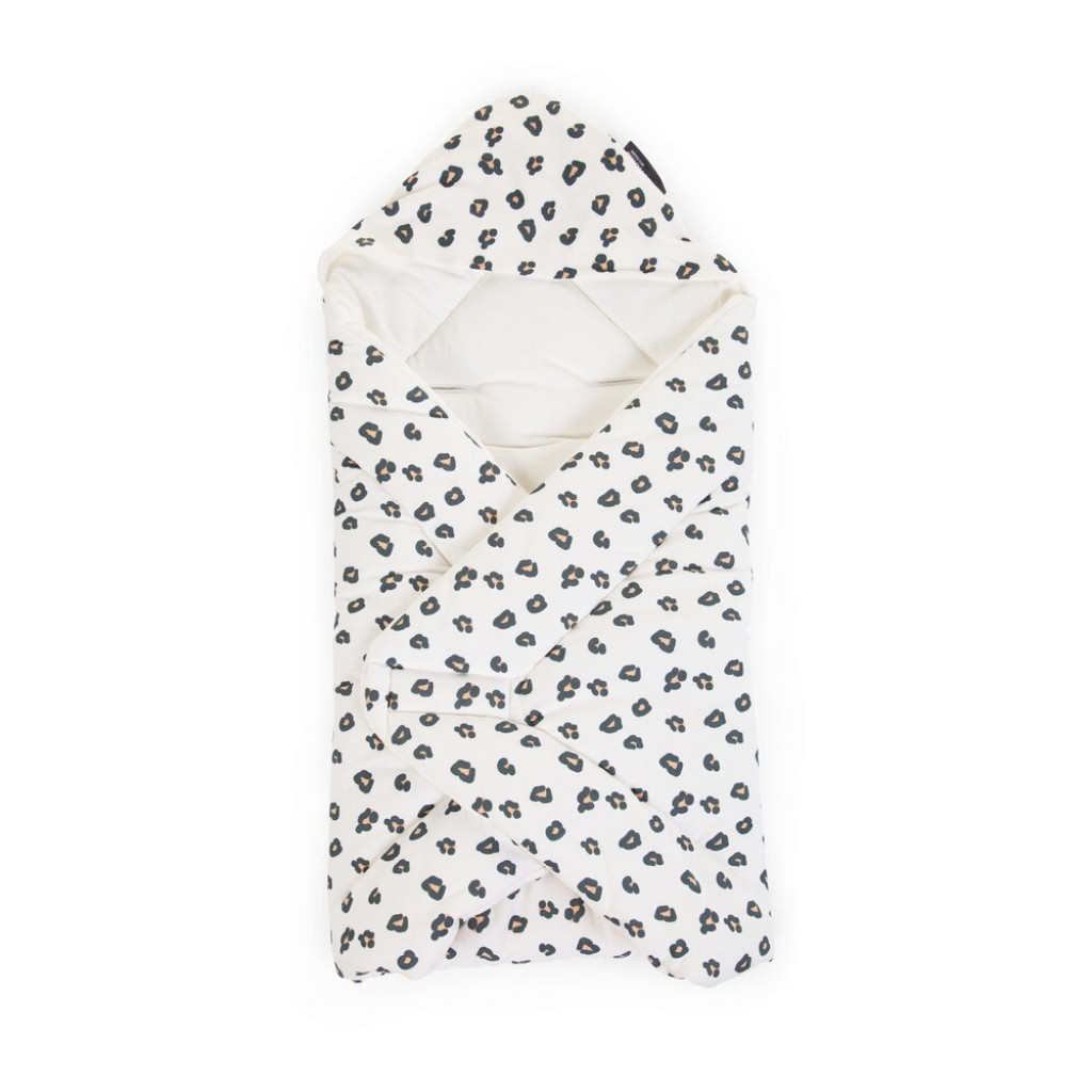Childhome Univerzálna detská zavinovačka - 75×75 cm - leopardí vzor