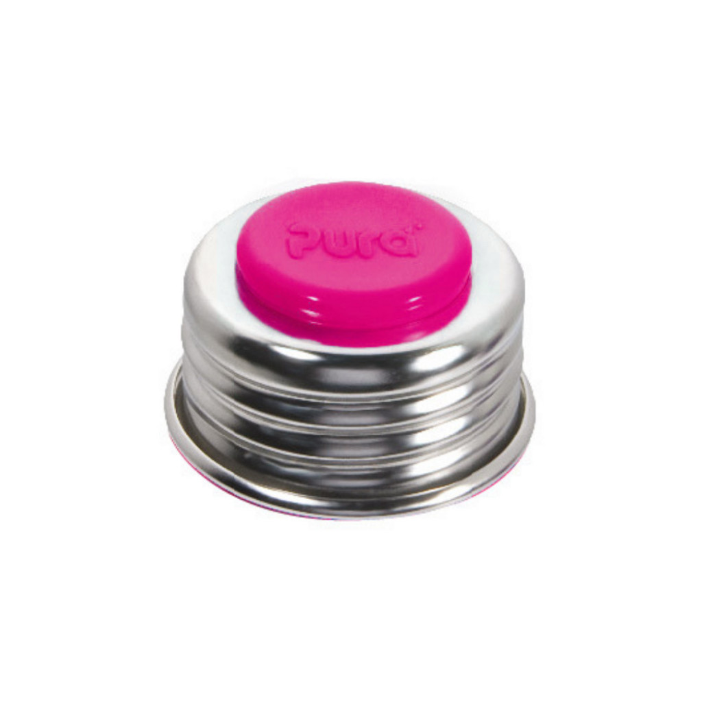 Nerezová objímka + tesniaci disk (ružová)