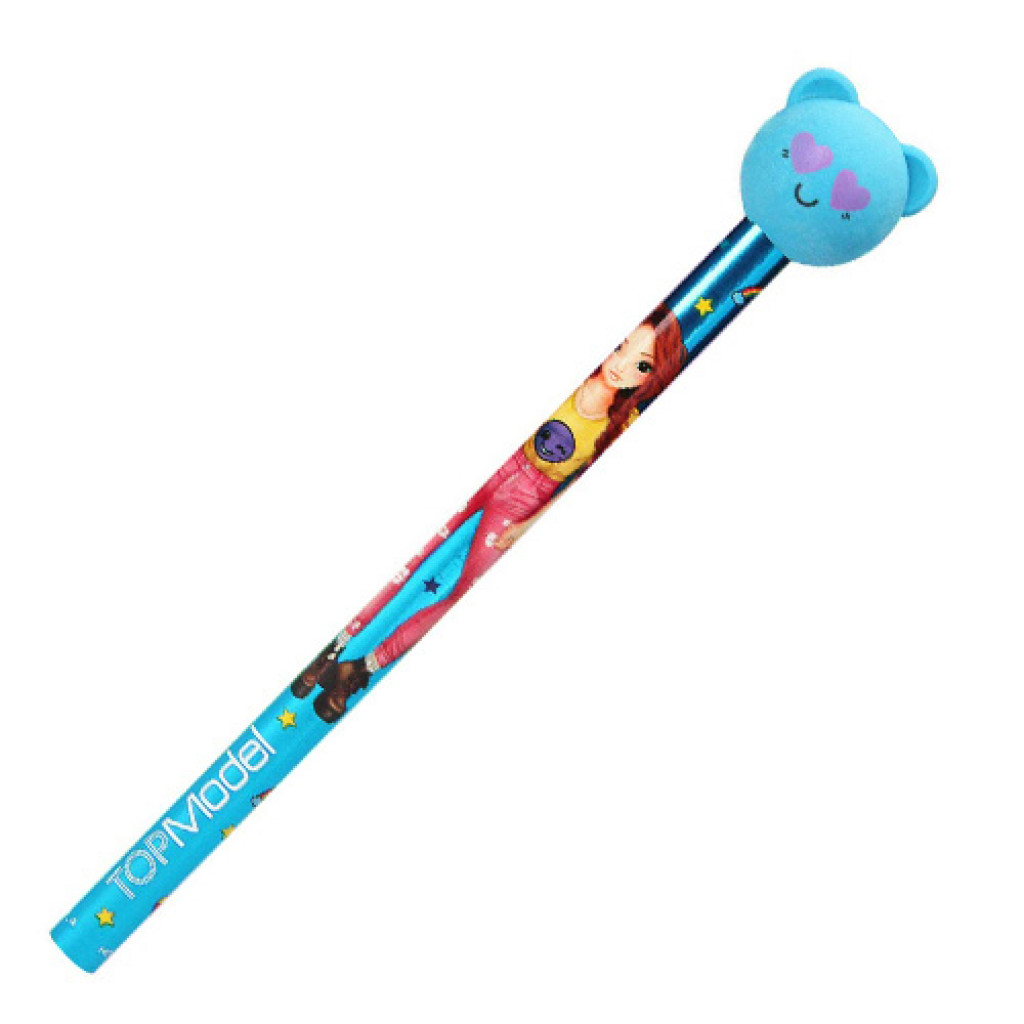 Top Model ASST Ceruzka s gumou - modrý medvedík