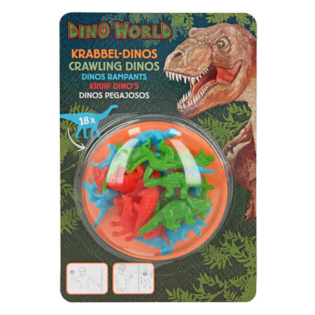 Dino World Plaziaci sa dinosauri, 18 ks, farba zelená, modrá, červená