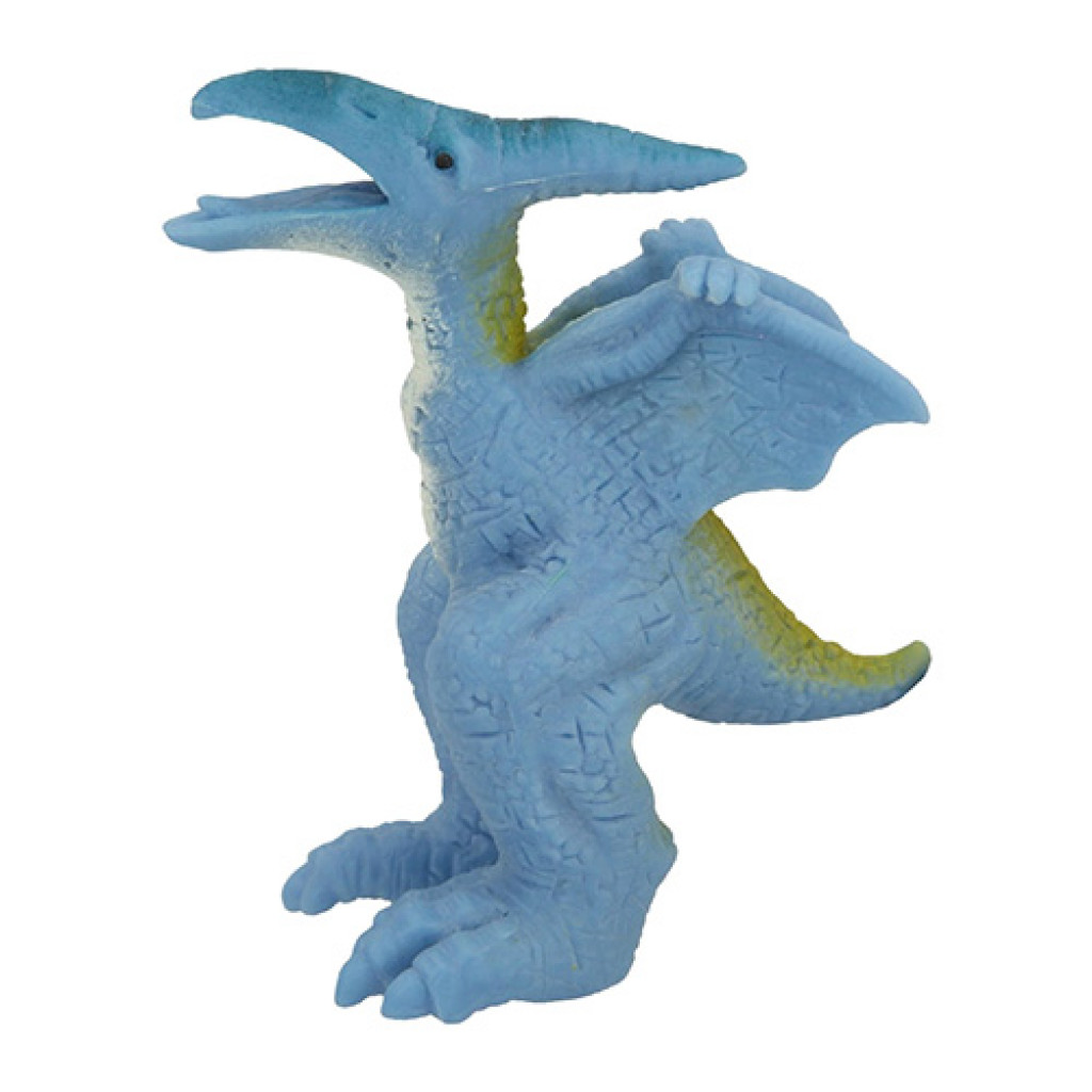 Dino World ASST Prstová bábka - Pterodaktyl modrý