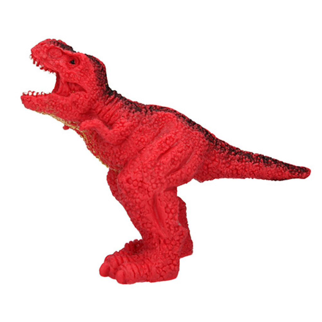 Dino World ASST Prstová bábka - T-Rex červený