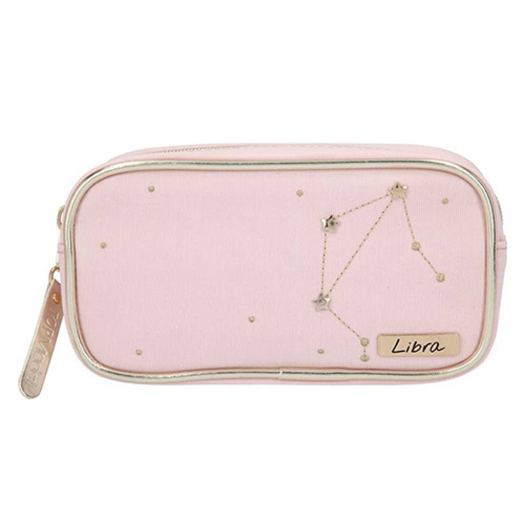 Top Model Kozmetická taška- ružová v znamení Libra (Váhy)