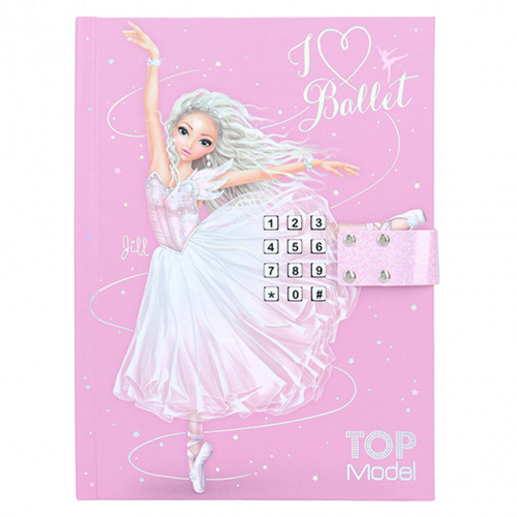 Top Model Zápisník na kód - I Love Ballet