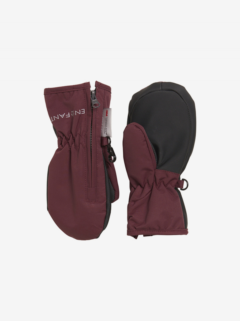 Enfant Rukavice na zips - červené