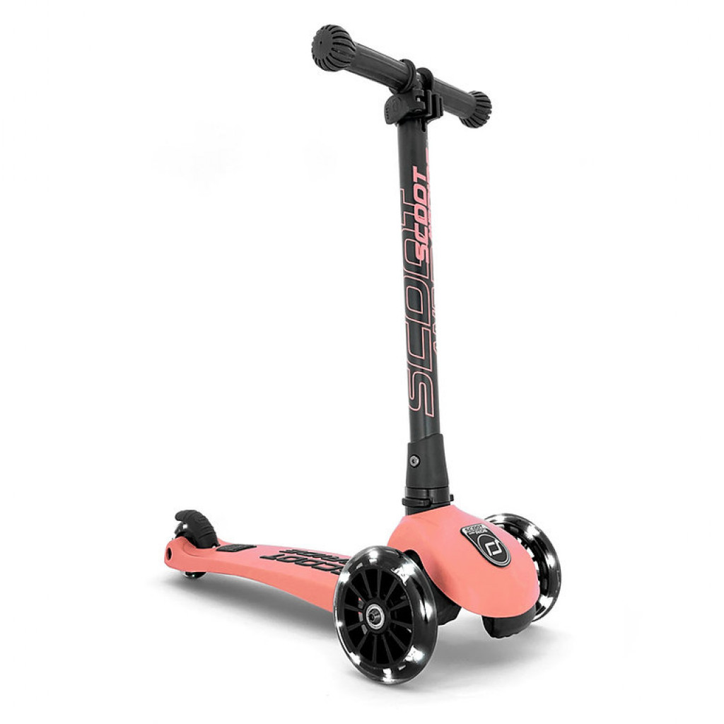 Scoot&Ride Kolobežka Highwaykick 3 LED Peach