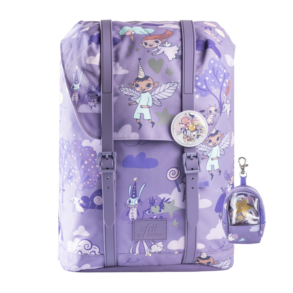 Frii of Norway Ergonomická školská taška 22L Retro Best Friends