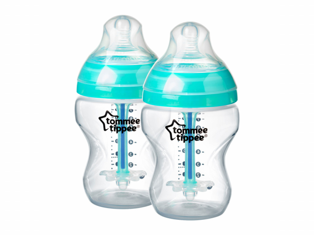 Dojčenská fľaša C2N ANTI-COLIC, 2ks 260ml, 0m+