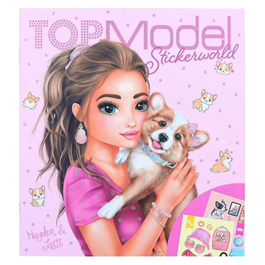 Top Model Stickerworld - Hayden + Lotti, so samolepkami