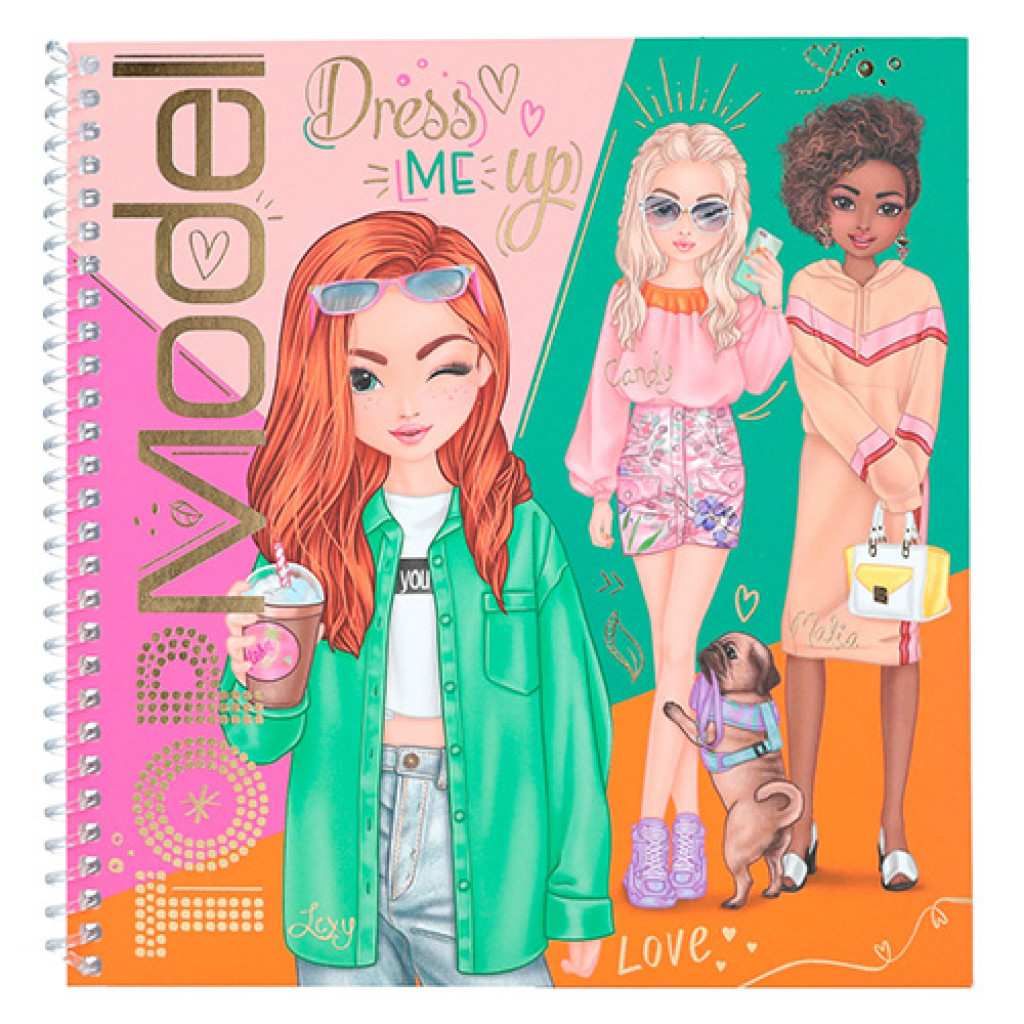 Top Model Dress Me Up bloček - Lexy + Candy + Malia
