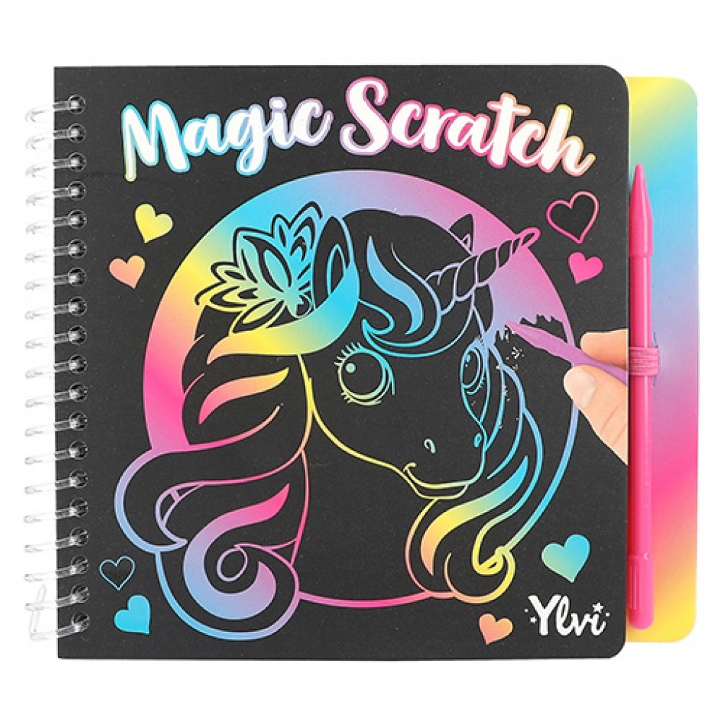Ylvi Magic Scratch bloček + škrabadlo