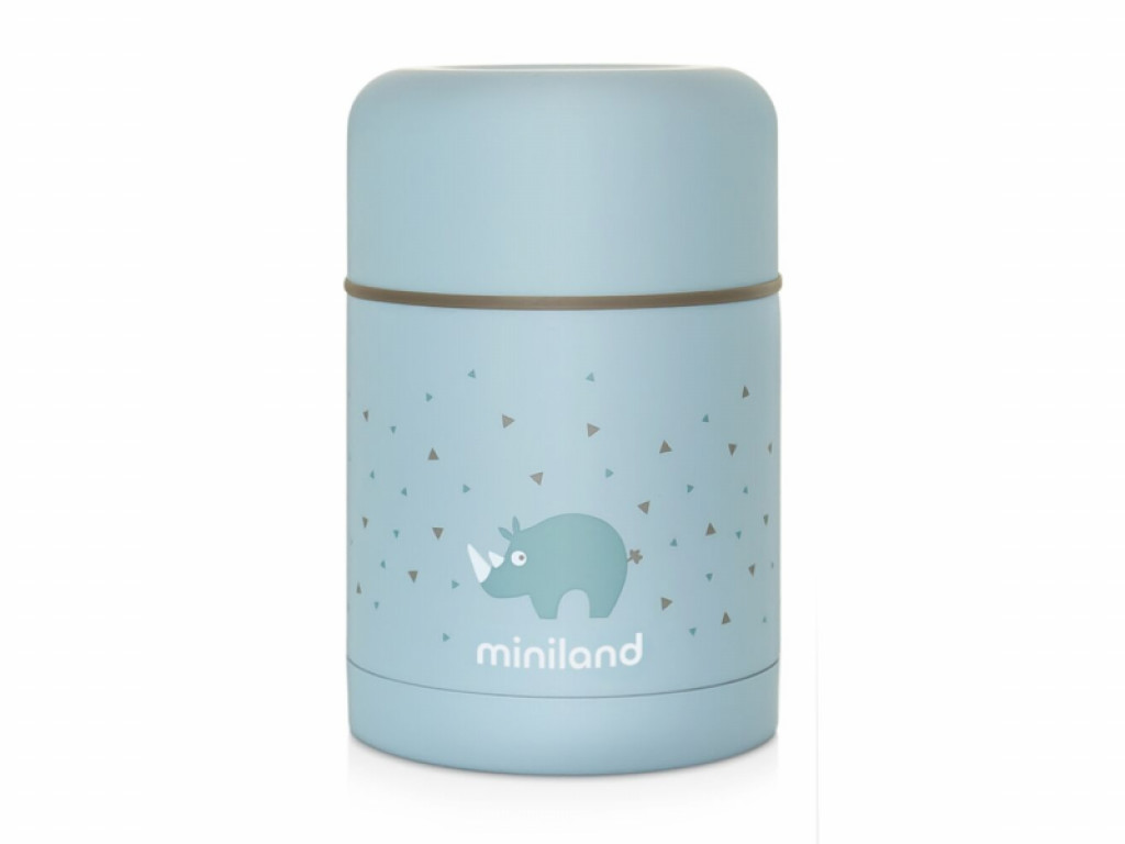 Miniland Termoska Silky na jedlo Blue 600ml