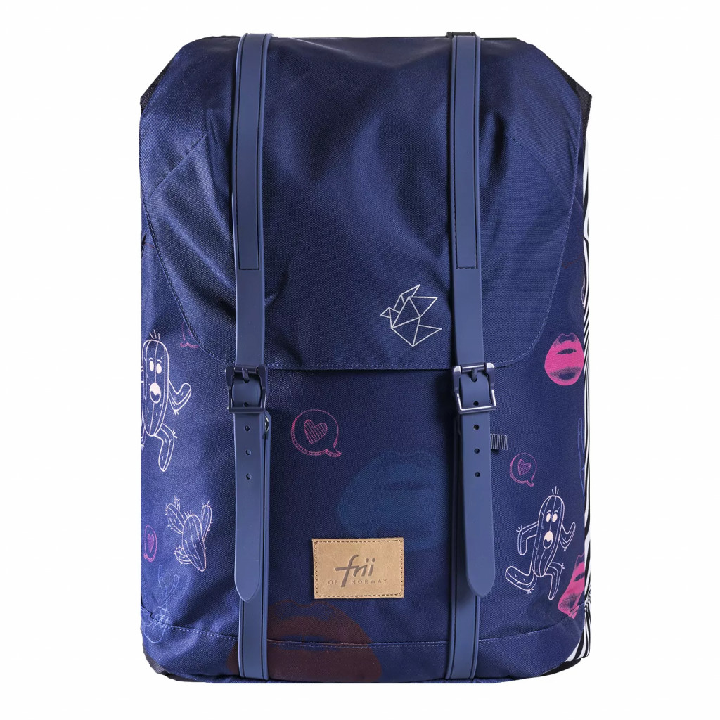 Frii of Norway Ergonomický školský batoh 30L Blue Kiss